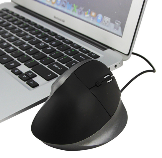 1200dpi Ergonomic vertical personality creative wired office 5keys usb mouse